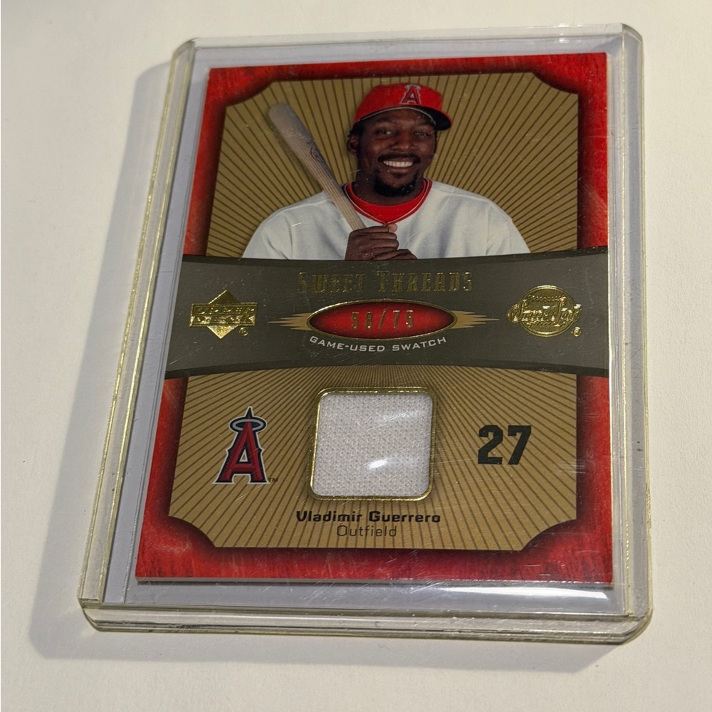 Vladimir Guerrero Rare! 2005 Upper Deck Baseball Card Sweet Threads Vintage